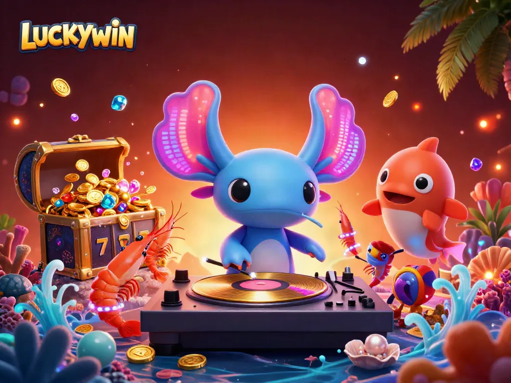 LuckyWIN brings excitement with vibrant 3D characters and dynamic gaming elements.