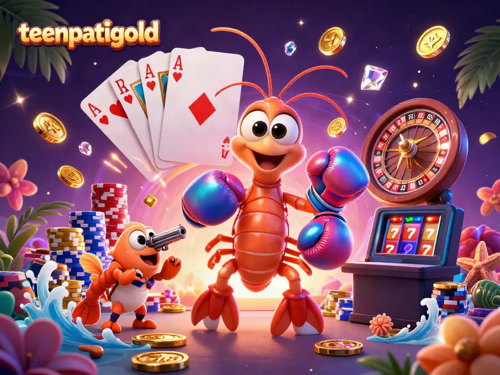 Experience the exciting teenpatiigold scene featuring vibrant characters and dynamic casino elements.