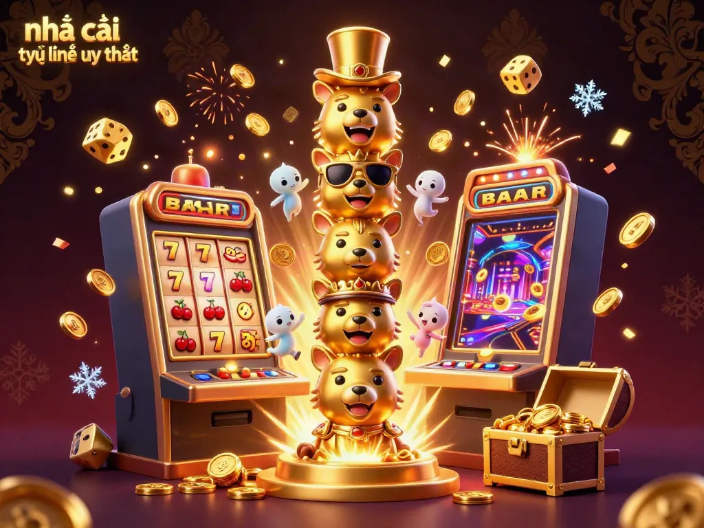 Experience the excitement of nhà cái trực tuyến uy tín with dynamic casino scenes and vibrant game elements.