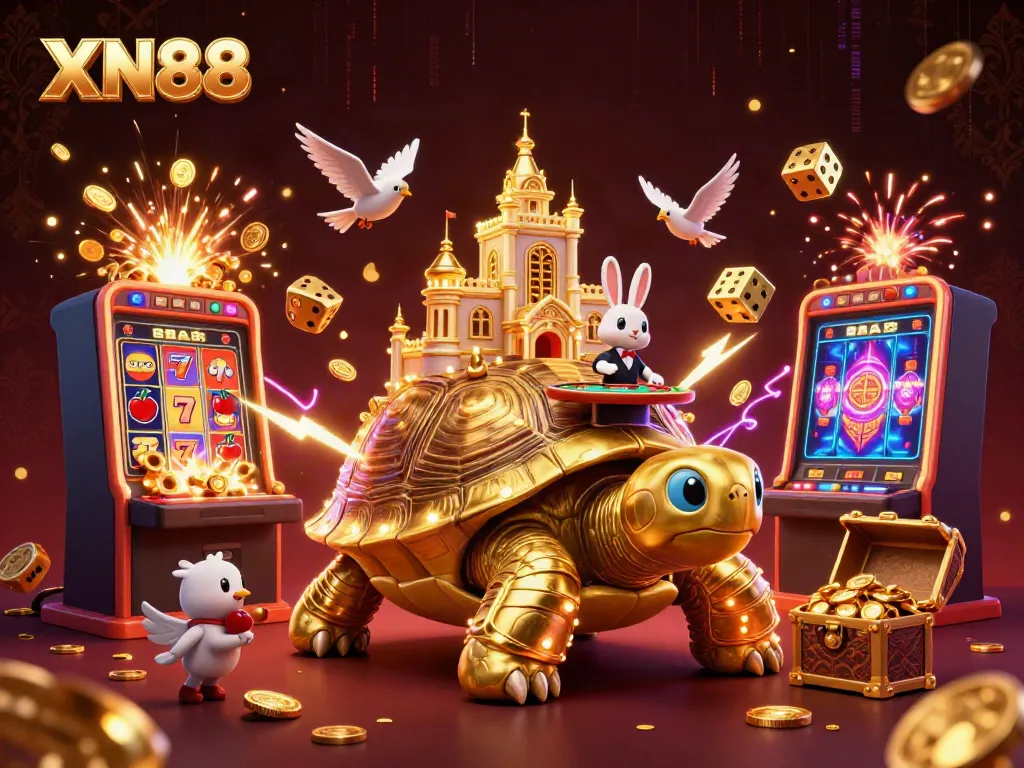 Experience XN88's thrilling casino adventure with vibrant characters and explosive gaming elements.
