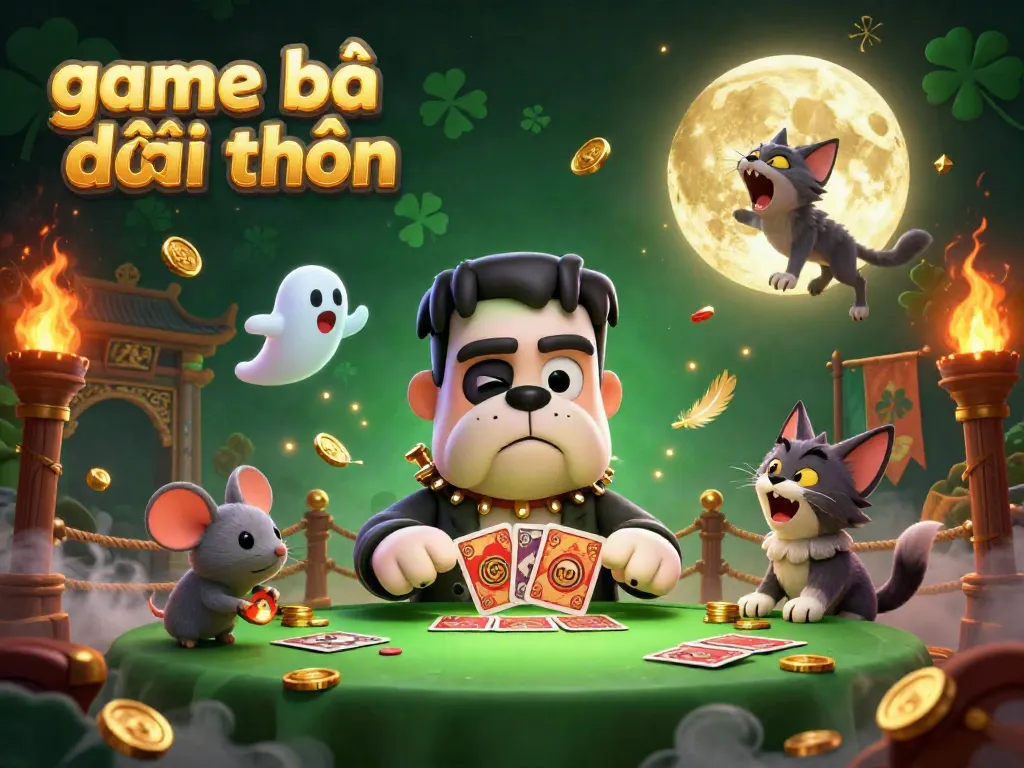 Experience thrilling play in the game bài đổi thưởng with vibrant characters and dynamic casino elements.