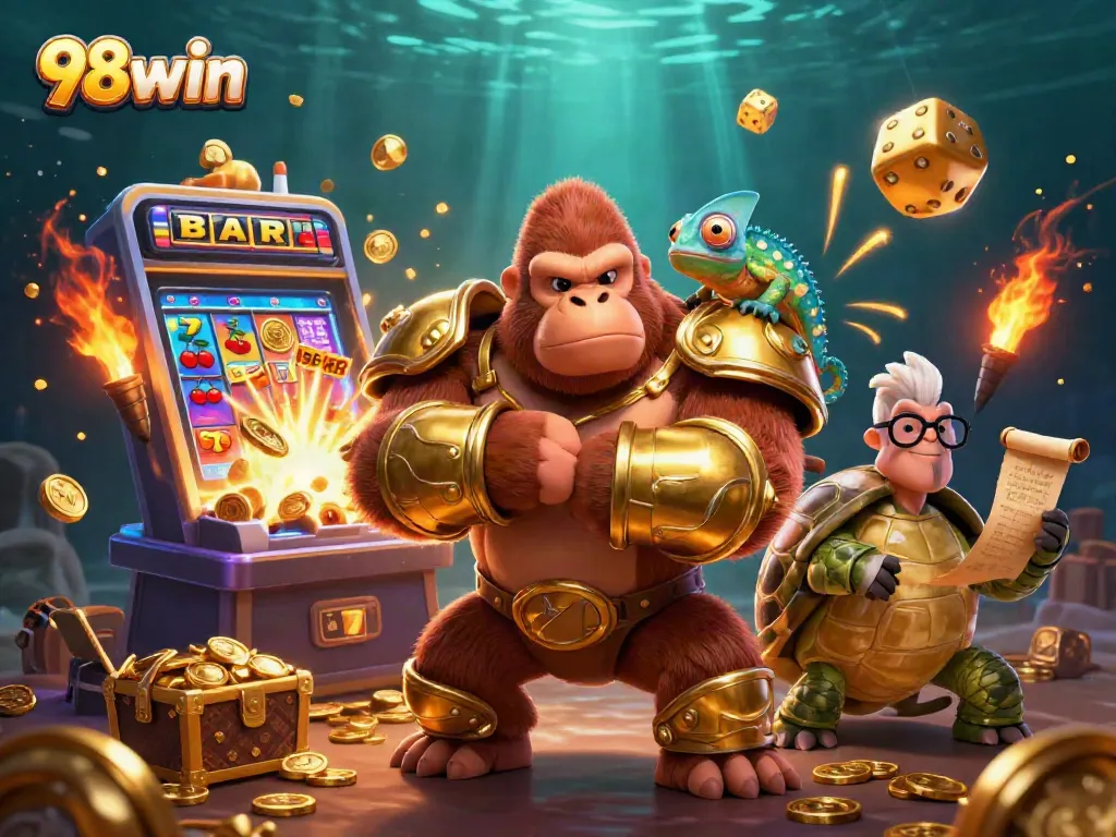 Experience thrilling wins with 98win as the gorilla king dominates the casino scene amid explosive jackpots and vibrant game features.