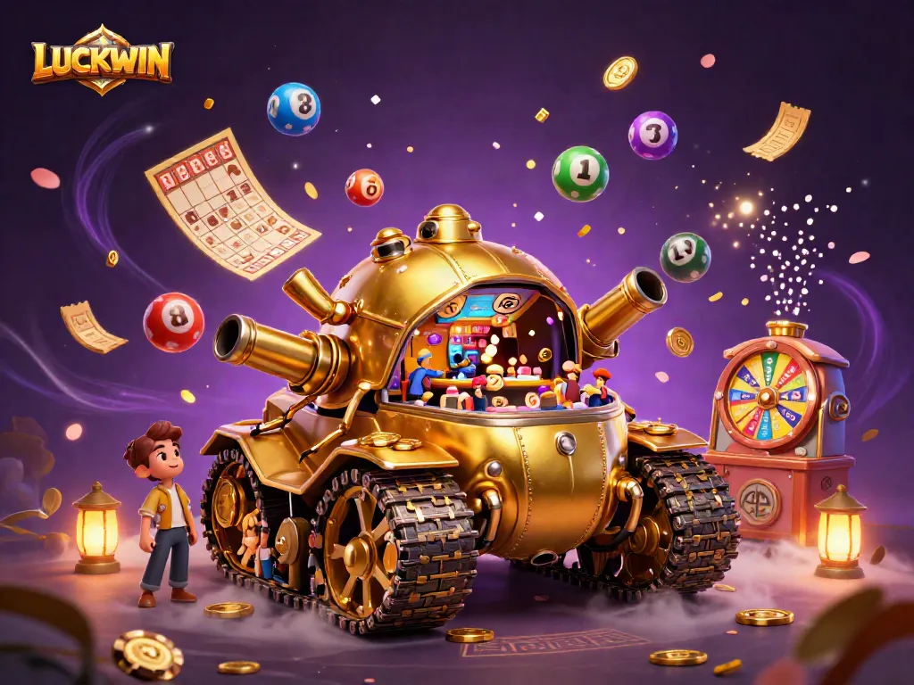 Engage with LUCKYWIN’s vibrant gaming scene featuring a golden beetle tank casino bursting with fun.