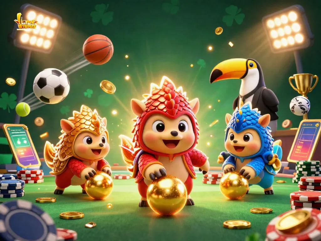 Engaging Link TN88 gameplay with vibrant pangolins and dynamic poker elements creating excitement.