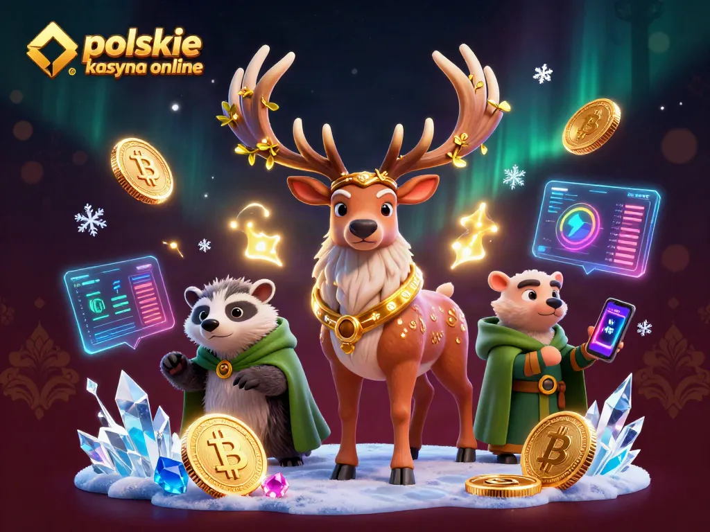 Engage with polskie kasyna online in a vibrant 3D casino world with mystical elements and rich treasures.
