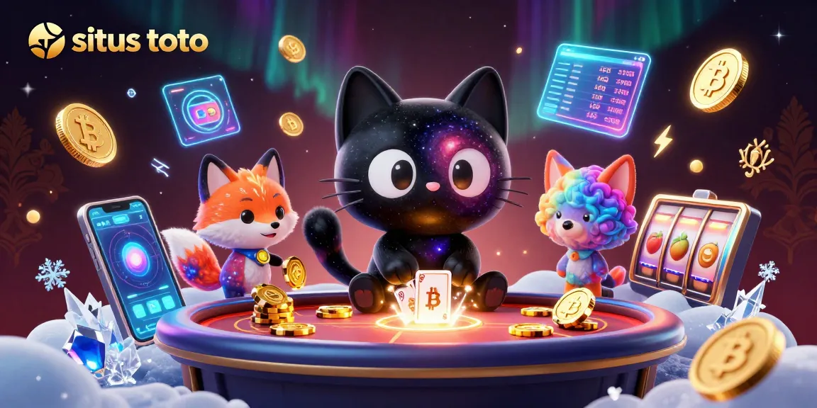 Engage in the universe of situs toto with vibrant cosmic characters at a dynamic casino.