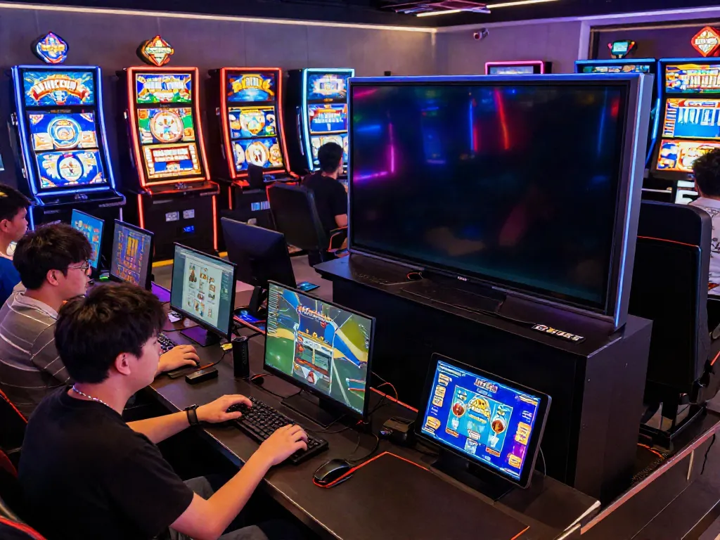 Exciting players enjoying various games at HITCLUB, the top online gaming platform in Vietnam.