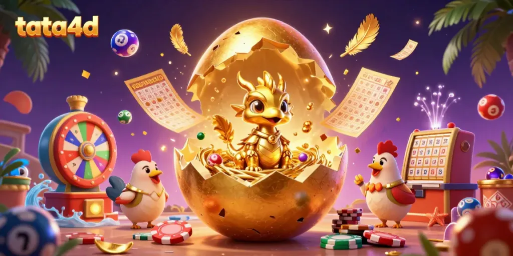Experience the thrill of tata4d with golden dragon and dynamic gaming elements in action.