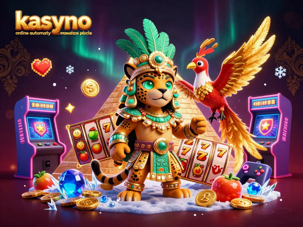Spin to win with kasyno online automaty na prawdziwe pieniądze surrounded by vibrant slot elements.