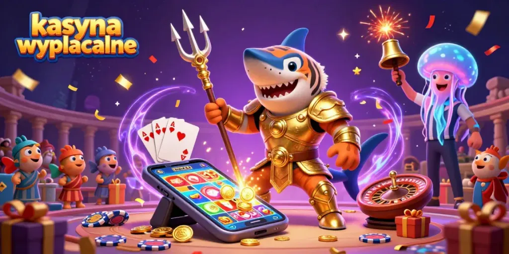 Engage with kasyna wyplacalne in this lively 3D casino illustration featuring dynamic game elements.