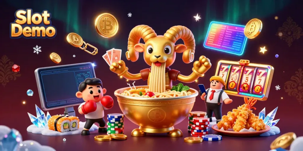Experience thrilling game action with Slot Demo featuring vibrant 3D characters and dynamic elements.