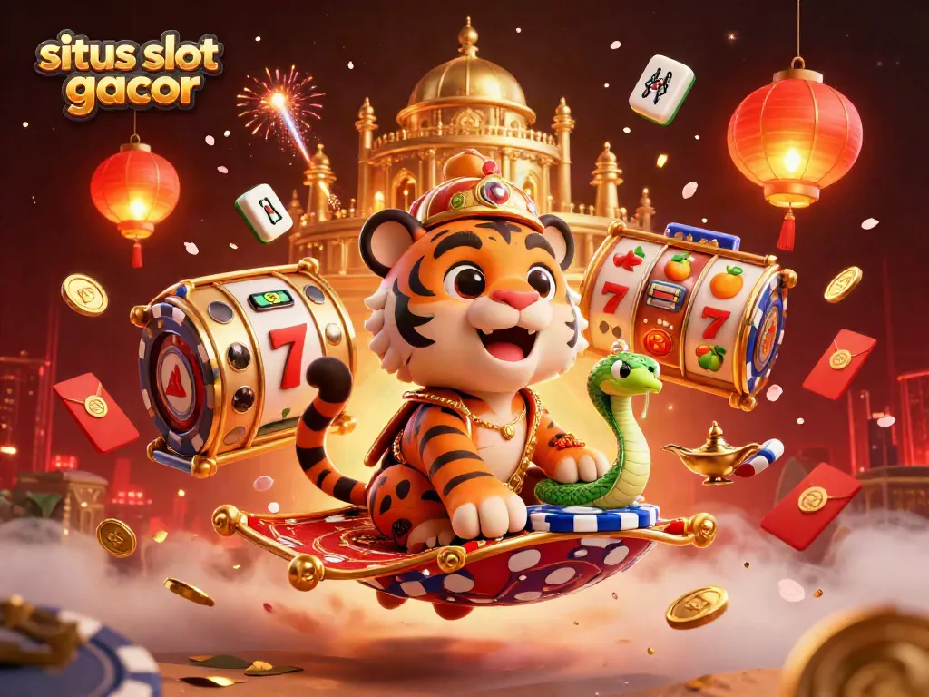 Engage with situs slot gacor by exploring dynamic slot reels and rich casino themes in a vibrant scene.