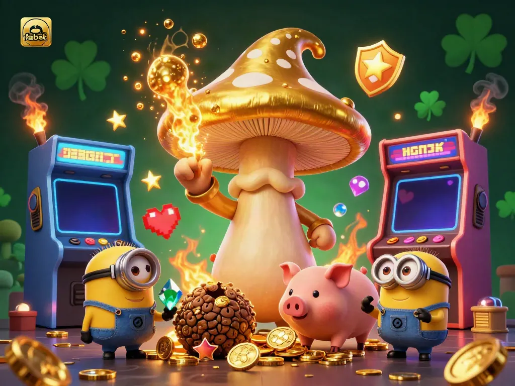 Magic and treasure unite with fabet's golden wizard and his companions in a vibrant 3D casino world.