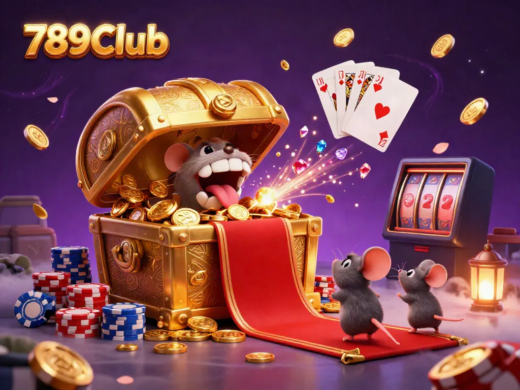 Experience thrilling gameplay at 789Club with golden coins and vibrant casino elements illustrating excitement.